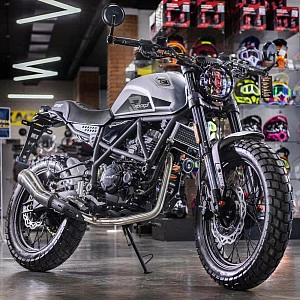 Мотоцикл дорожный ROCKOT SCRAMBLER (серый)