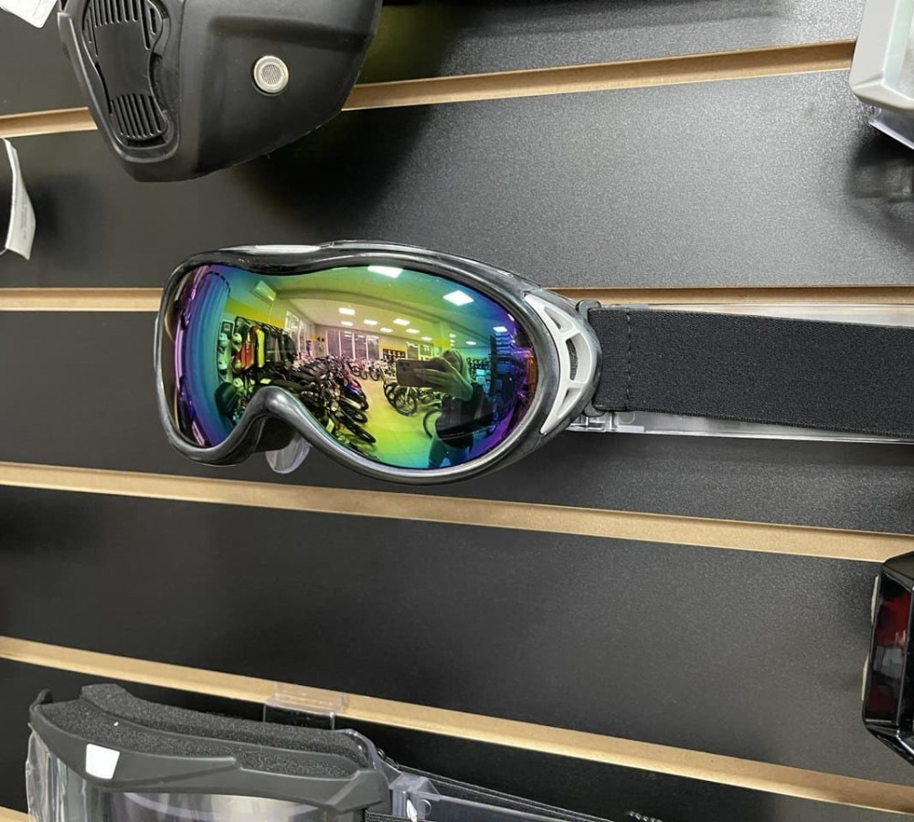 Очки RACING GOGGLE 815-6, радужная линза